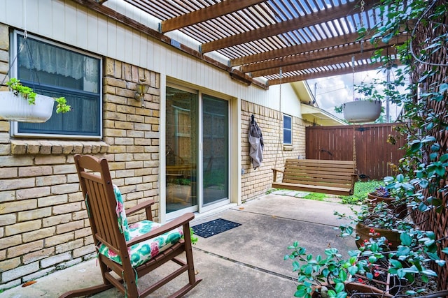 315 Ridgewood Dr, Richardson, TX 75080 - view of patio / terrace featuring a pergola