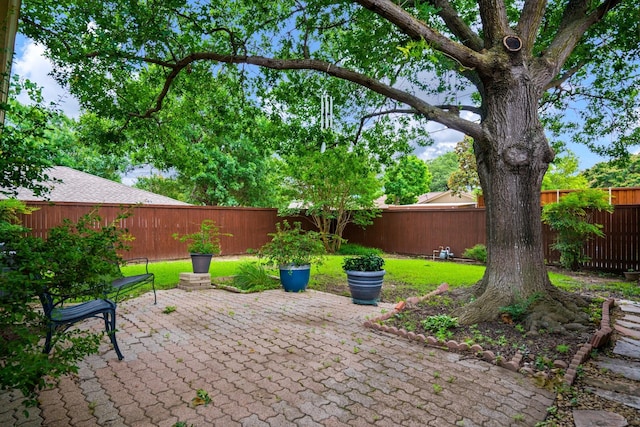 315 Ridgewood Dr, Richardson, TX 75080 - fenced backyard featuring a patio area