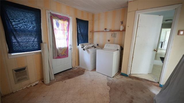 1819 Panhandle St, Denton, TX 76201 - laundry area with heating unit
