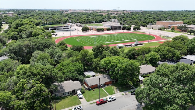 811 Crescent St, Denton, TX 76201 - aerial view