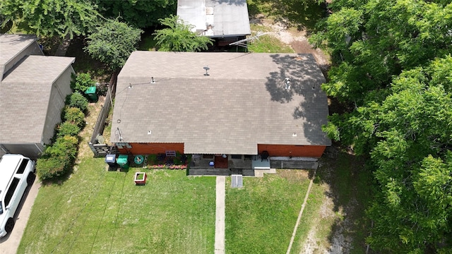 811 Crescent St, Denton, TX 76201 - view from above of property