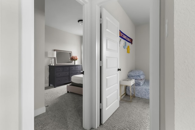 711 Prairie Falcon Dr, Arlington, TX 76005 - corridor featuring carpet floors and baseboards
