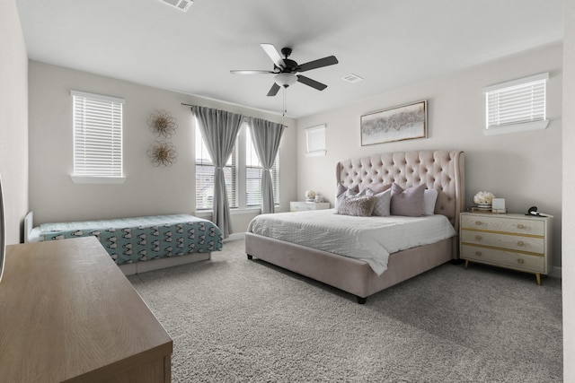 711 Prairie Falcon Dr, Arlington, TX 76005 - carpeted bedroom featuring ceiling fan