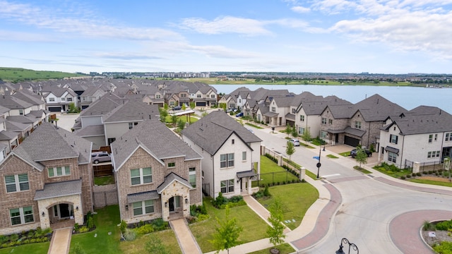 711 Prairie Falcon Dr, Arlington, TX 76005 - aerial view of residential area featuring a nearby body of water