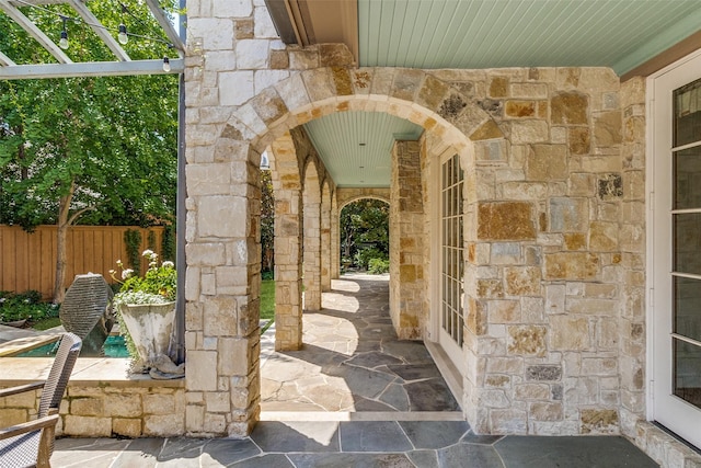 5800 Armstrong Pkwy, University Park, TX 75205 - view of exterior entry with stone siding