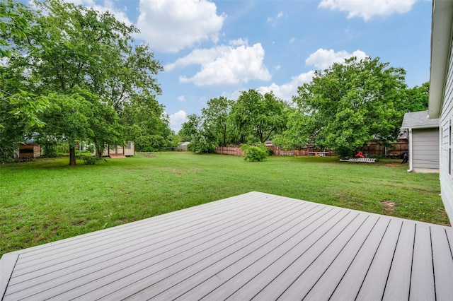 1505 W St, Mckinney, TX 75069 - deck with a fenced backyard