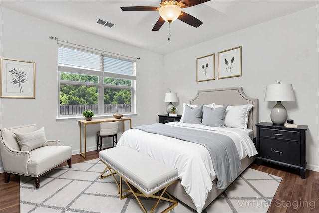 161 Collin St, Anna, TX 75409 - bedroom with light wood-style floors and a ceiling fan
