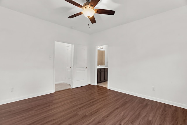 161 Collin St, Anna, TX 75409 - empty room featuring wood finished floors and ceiling fan