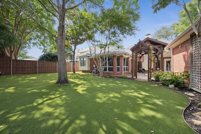 2001 Elm Creek Ln, Flower Mound, TX 75028 - view of yard with a patio area