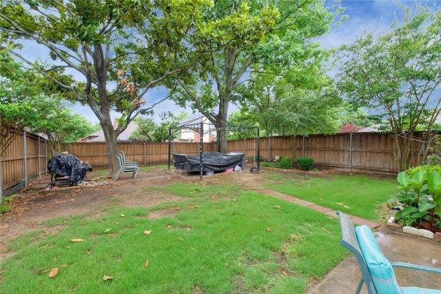 2315 Rockhill Rd, Mckinney, TX 75072 - fenced backyard featuring a gazebo