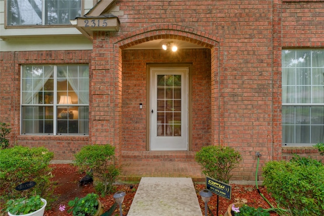 2315 Rockhill Rd, Mckinney, TX 75072 - property entrance featuring brick siding