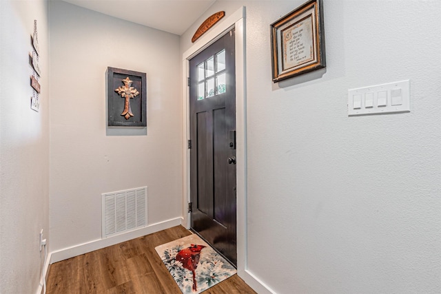 3135 Brazos River Dr, Granbury, TX 76048 - foyer entrance featuring wood finished floors and baseboards