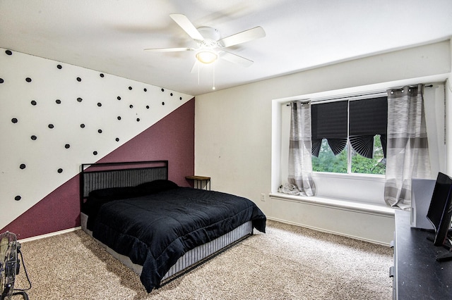 6833 Permian Ln, Fort Worth, TX 76137 - bedroom featuring carpet and ceiling fan