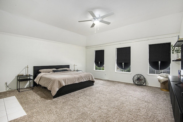 6833 Permian Ln, Fort Worth, TX 76137 - bedroom featuring carpet, multiple windows, and a ceiling fan