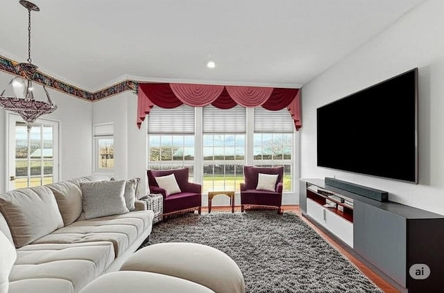2705 Willowood Dr, Grapevine, TX 76051 - living room featuring wood finished floors