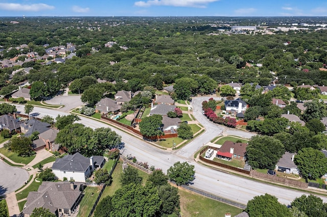 2705 Willowood Dr, Grapevine, TX 76051 - aerial view of property and surrounding area with nearby suburban area