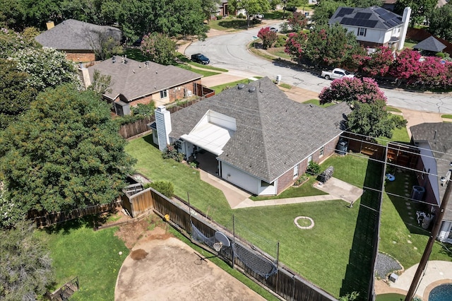 2705 Willowood Dr, Grapevine, TX 76051 - aerial perspective of suburban area