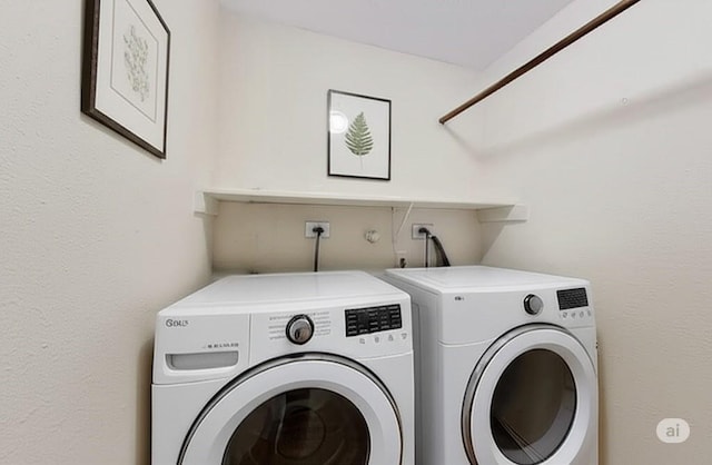 2705 Willowood Dr, Grapevine, TX 76051 - washroom featuring washer and dryer
