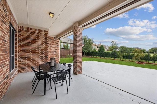 6873 Martel Pl, Frisco, TX 75035 - fenced backyard featuring a patio area