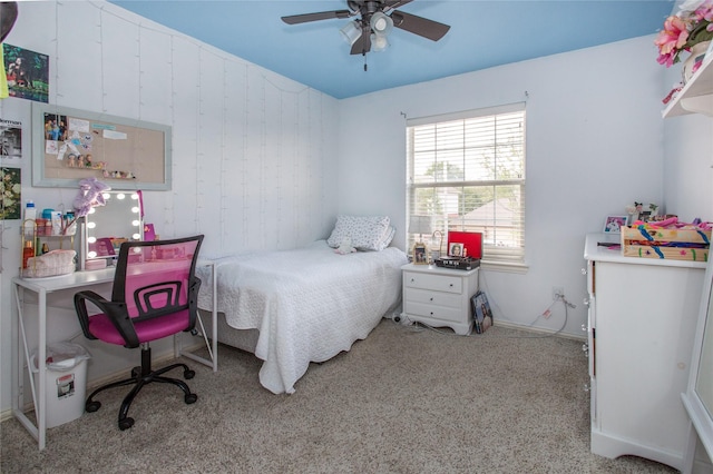 5216 Copper Creek Dr, Fort Worth, TX 76244 - bedroom with carpet floors and ceiling fan