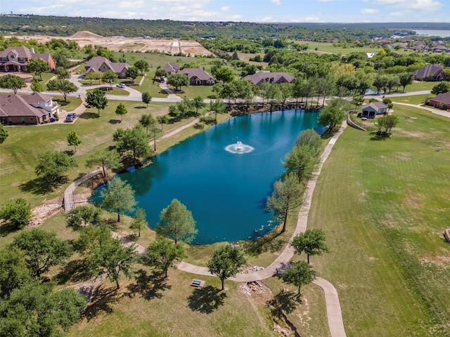 3217 S Bay Breeze Ln, Fort Worth, TX 76179 - aerial view of residential area featuring a nearby body of water