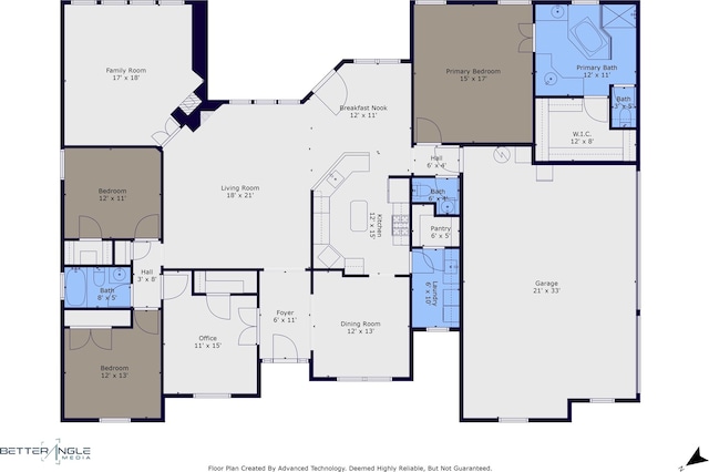 3217 S Bay Breeze Ln, Fort Worth, TX 76179 - view of home floor plan