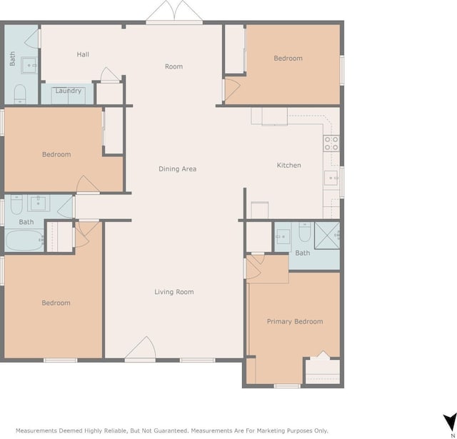 4236 Virginia Ln, Fort Worth, TX 76103 - view of room layout