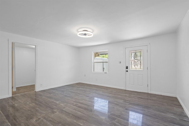 4236 Virginia Ln, Fort Worth, TX 76103 - foyer featuring baseboards and wood finished floors