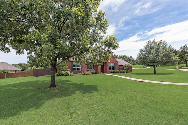 206 Hidden Meadow Cir, Midlothian, TX 76065 - view of property hidden behind natural elements featuring brick siding