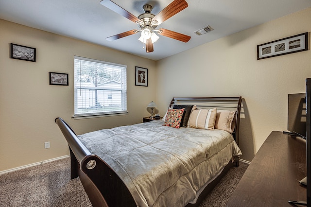 211 Willow Creek Ct, Mansfield, TX 76063 - carpeted bedroom featuring baseboards and ceiling fan