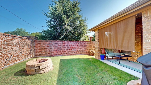 751 Kirby Dr, Argyle, TX 76226 - fenced backyard with a patio