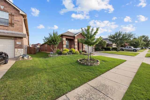 2316 Cavalry Dr, Fort Worth, TX 76177 - view of front of house featuring driveway, brick siding, and stone siding