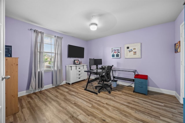 2316 Cavalry Dr, Fort Worth, TX 76177 - office featuring wood finished floors and baseboards