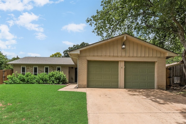 4204 Shipley Ct, Benbrook, TX 76116 - view of front of house featuring a garage, driveway, and brick siding