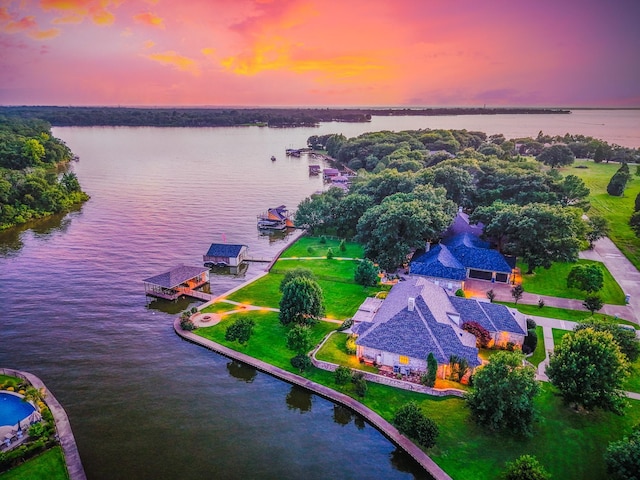 229 Lakeside Dr, Malakoff, TX 75148 - bird's eye view of a large body of water
