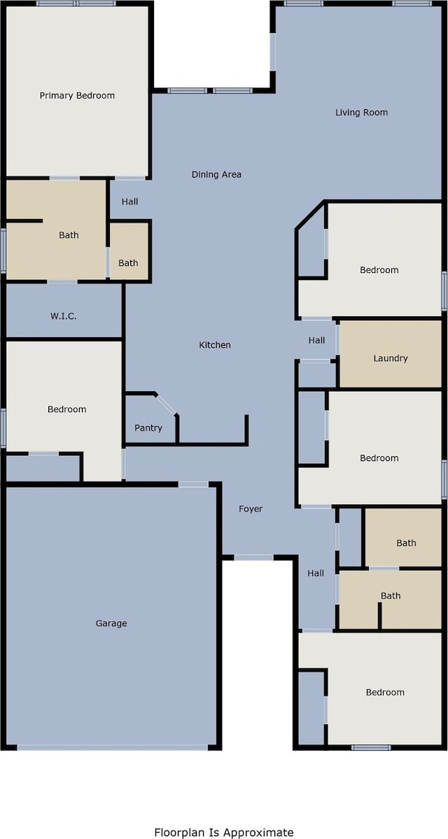 756 Loomis Trl, Justin, TX 76247 - view of home floor plan