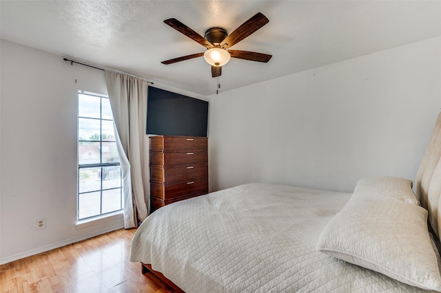 3412 Forest Creek Dr, Fort Worth, TX 76123 - bedroom featuring wood finished floors and ceiling fan