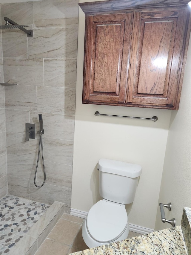 1721 Monaco Dr, Arlington, TX 76010 - bathroom with a tile shower and tile patterned flooring
