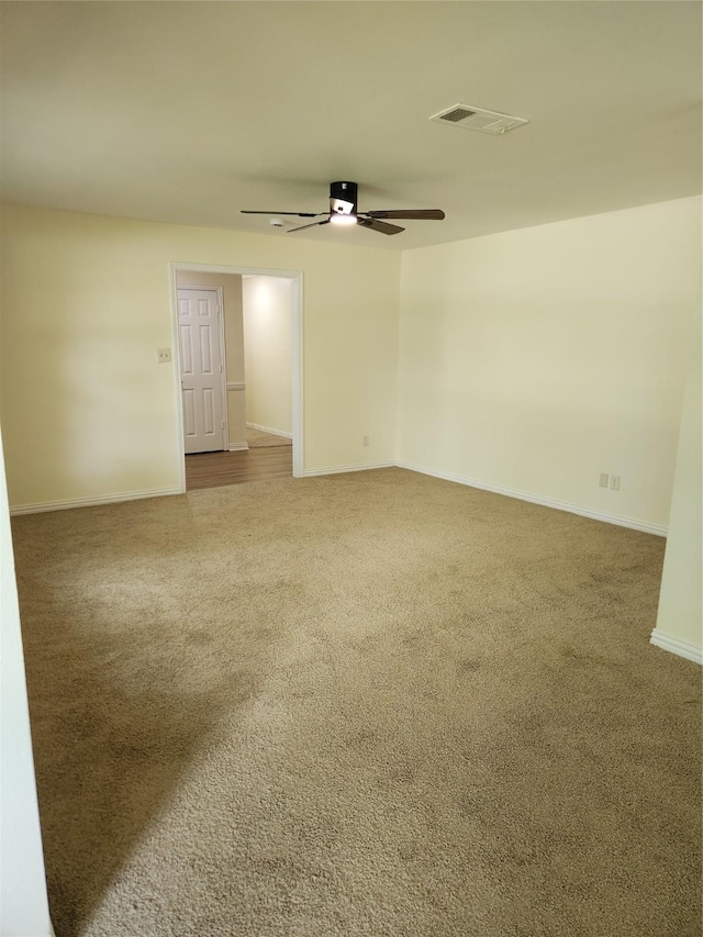 1721 Monaco Dr, Arlington, TX 76010 - carpeted spare room featuring ceiling fan and baseboards