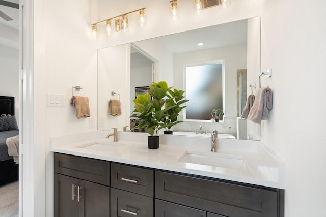 2105 Oak Haven Ct, Garland, TX 75044 - ensuite bathroom with double vanity
