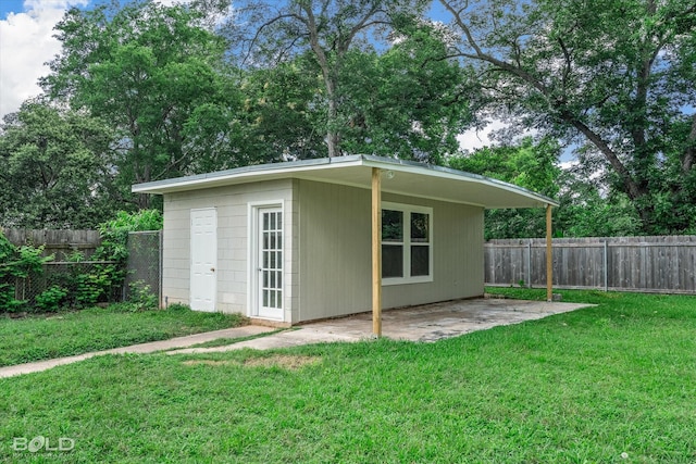 174 Carrollton Ave, Shreveport, LA 71105 - view of outdoor structure with a fenced backyard