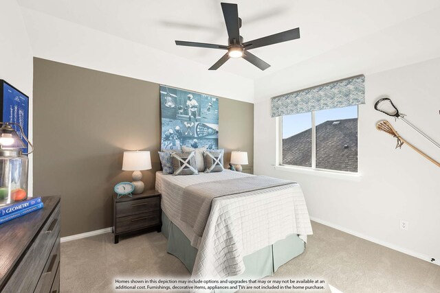3803 Hidden Cove Ct, Rockwall, TX 75032 - bedroom with carpet flooring and ceiling fan