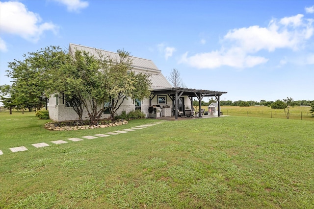 5885 State Highway 160, Whitewright, TX 75491 - view of yard featuring a patio area