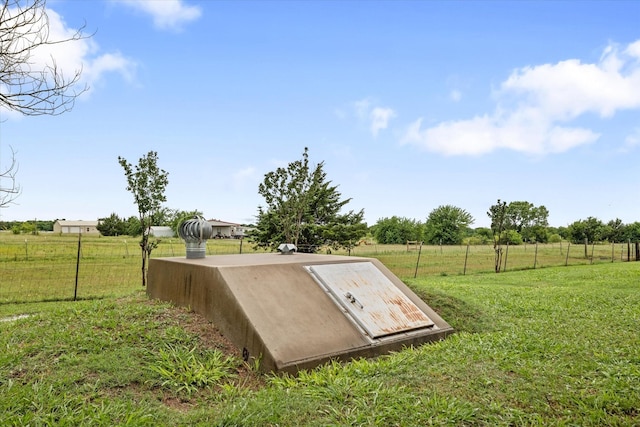 5885 State Highway 160, Whitewright, TX 75491 - entry to storm shelter featuring a view of countryside