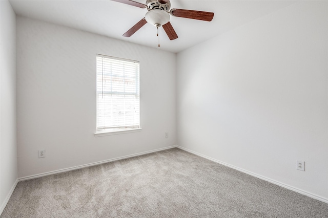 12430 Ridgetop Cir, Frisco, TX 75035 - carpeted spare room featuring a ceiling fan and baseboards