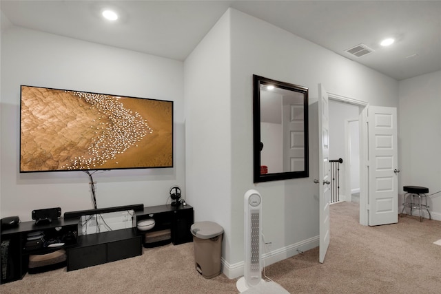 11504 Dawn Mist Dr, Frisco, TX 75035 - carpeted home office with baseboards and recessed lighting