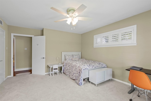 4247 Goodfellow Dr, Dallas, TX 75229 - bedroom featuring carpet and ceiling fan