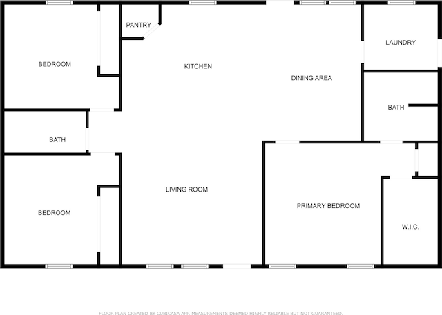 293 Private Road 36008, Honey Grove, TX 75446 - view of floor plan / room layout