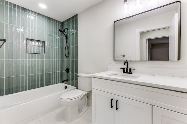 1508 N Waterview Dr, Richardson, TX 75080 - bathroom featuring vanity and shower / bathtub combination