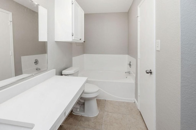 6119 Wall St, Arlington, TX 76018 - bathroom with a bath, tile patterned floors, and vanity